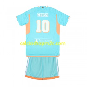 Inter Miami Lionel Messi 10 Bambino Maglia Terza 2024/2025 Manica Corta